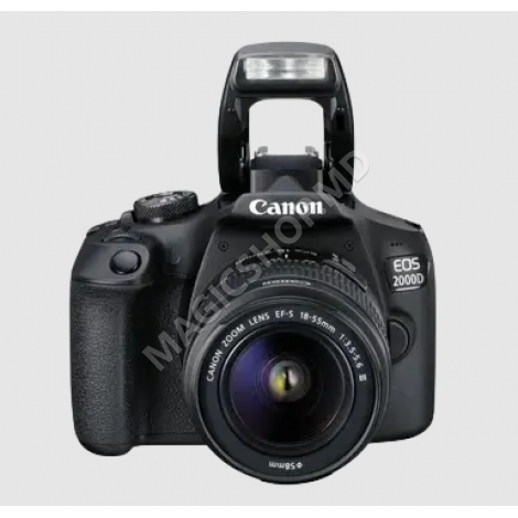 Aparat foto DSLR Canon EOS 2000D & EF-S 18-55mm f/3.5-5.6 DC III KIT